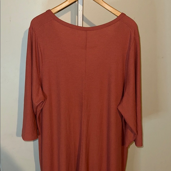 Athleta Wind Down Sleep Romper Terracotta Waffle Knit Size 3X - Picture 10 of 13